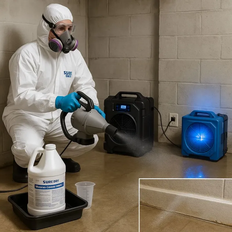 Sanitization and Odor Removal process in Wakarusa, IN
